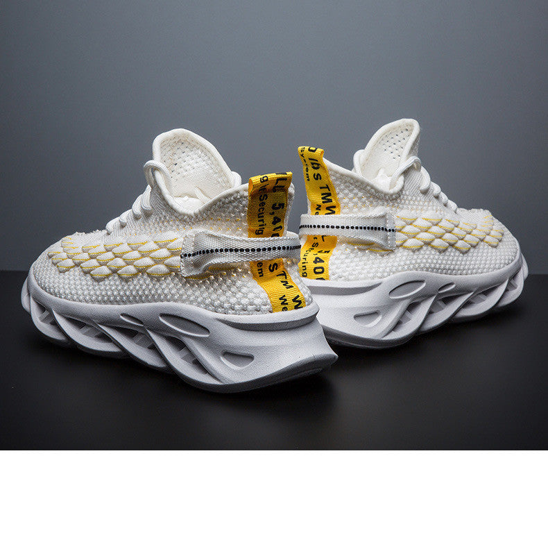 Men's Breathable Fashion Flyknit Running Shoes