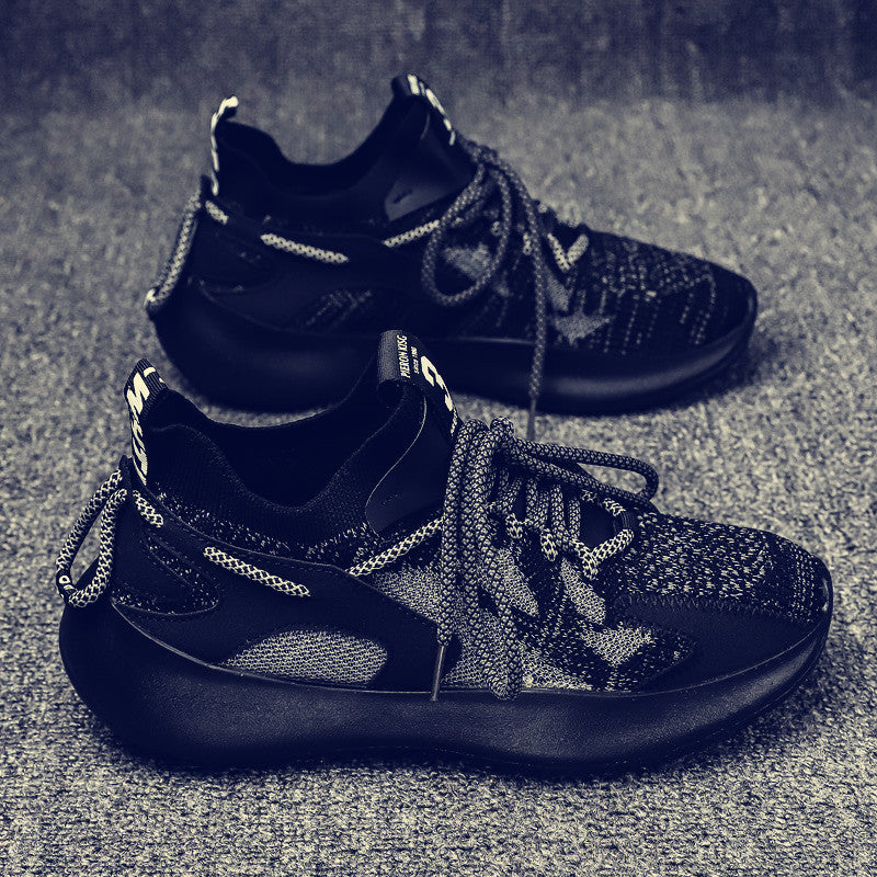 Zapatillas casuales transpirables Flyknit para hombre, verano 2020